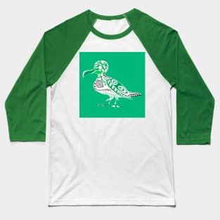 seagull in shore pattern boho style ecopop Baseball T-Shirt